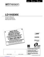 Emerson LD195EMX TV/DVD Combo Operating Manual